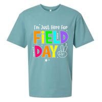 School Field Day Teacher I'm Just Here For Field Day Sueded Cloud Jersey T-Shirt