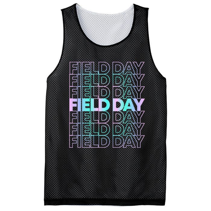 School Field Day Mesh Reversible Basketball Jersey Tank