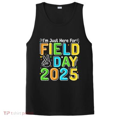 School Field Day Teacher Im Just Here For Field Day 2025 PosiCharge Competitor Tank