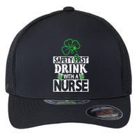 Safety first drink with a Nurse Shenanigan Clover Irishman Flexfit Unipanel Trucker Cap