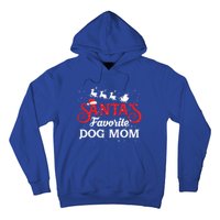 SantaS Favorite Dog Mom Christmas Party Gift Hoodie