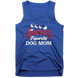 SantaS Favorite Dog Mom Christmas Party Gift Tank Top