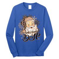 SantaS Favorite Dsp Leopard Hat Funny Santa Christmas Great Gift Long Sleeve Shirt