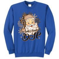 SantaS Favorite Dsp Leopard Hat Funny Santa Christmas Great Gift Sweatshirt