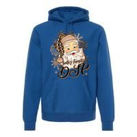 SantaS Favorite Dsp Leopard Hat Funny Santa Christmas Great Gift Premium Hoodie