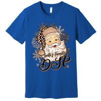 SantaS Favorite Dsp Leopard Hat Funny Santa Christmas Great Gift Premium T-Shirt