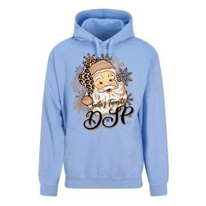 SantaS Favorite Dsp Leopard Hat Funny Santa Christmas Great Gift Unisex Surf Hoodie