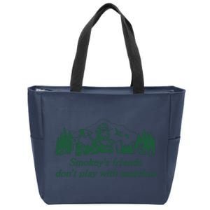 Smokeys Friends Dont Play With Matches Funny Saying Zip Tote Bag