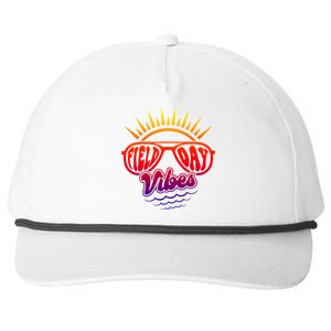 Sunrise Field Day Vibes Last Day Of School Field Day Teacher Meaningful Gift Snapback Five-Panel Rope Hat