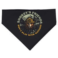 SmokeyS Friends DonT Play With Matches Retro USA-Made Doggie Bandana