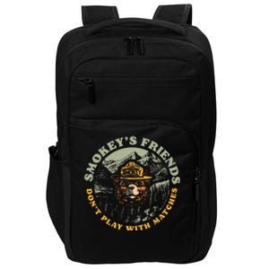 SmokeyS Friends DonT Play With Matches Retro Impact Tech Backpack