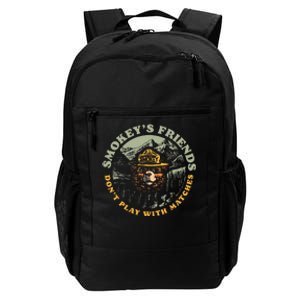 SmokeyS Friends DonT Play With Matches Retro Daily Commute Backpack