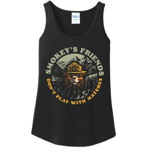 SmokeyS Friends DonT Play With Matches Retro Ladies Essential Tank