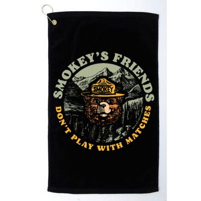 SmokeyS Friends DonT Play With Matches Retro Platinum Collection Golf Towel