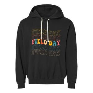 School Field Day For Teacher Garment-Dyed Fleece Hoodie