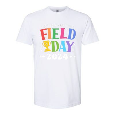 School Field Day 2024 IM Just Here For Field Day Softstyle® CVC T-Shirt