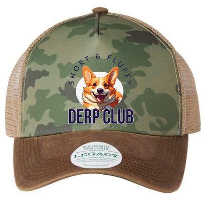Short & Fluffy Derp Club For Corgis Legacy Tie Dye Trucker Hat