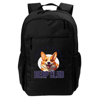 Short & Fluffy Derp Club For Corgis Backpack