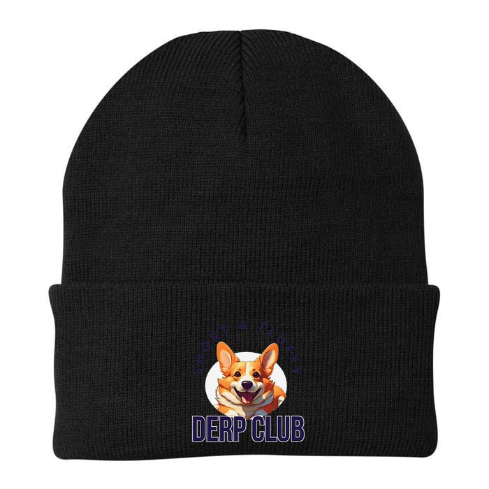 Short & Fluffy Derp Club For Corgis Beanie