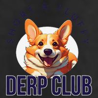 Short & Fluffy Derp Club For Corgis Beanie