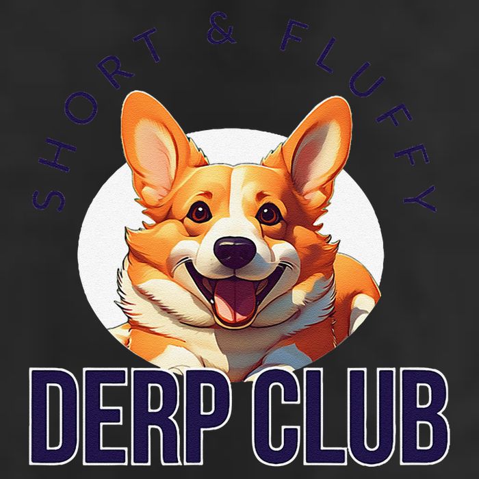 Short & Fluffy Derp Club For Corgis Beanie
