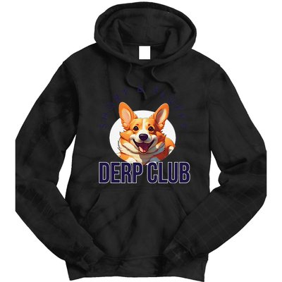 Short & Fluffy Derp Club For Corgis Tie Dye Hoodie