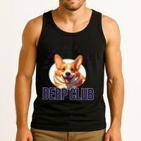 Short & Fluffy Derp Club For Corgis Tank Top