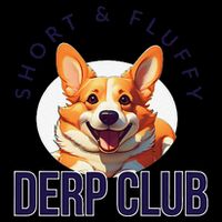 Short & Fluffy Derp Club For Corgis Tank Top