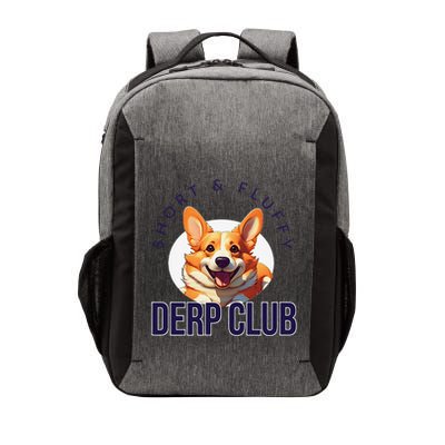 Short & Fluffy Derp Club For Corgis Vector Backpack