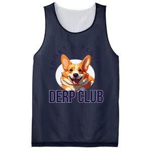 Short & Fluffy Derp Club For Corgis Mesh Reversible Basketball Jersey Tank