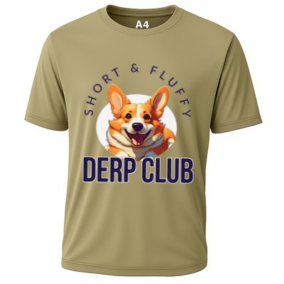 Short & Fluffy Derp Club For Corgis Performance Shirt