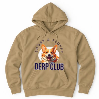 Short & Fluffy Derp Club For Corgis Hoodie