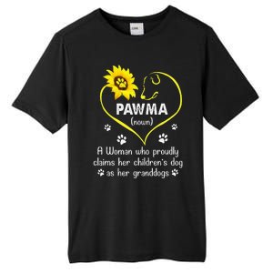 Sunflower Funny Dog Lover Pawma Mothers Day Tall Fusion ChromaSoft Performance T-Shirt