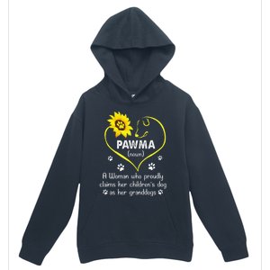 Sunflower Funny Dog Lover Pawma Mothers Day Urban Pullover Hoodie