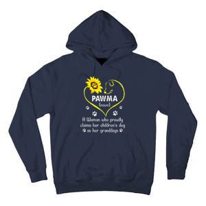 Sunflower Funny Dog Lover Pawma Mothers Day Tall Hoodie