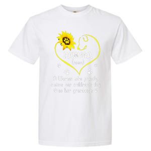 Sunflower Funny Dog Lover Pawma Mothers Day Garment-Dyed Heavyweight T-Shirt