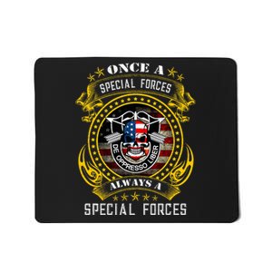 Special Forces De Oppresso Liber Green Beret Skull Mousepad