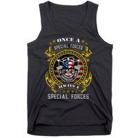 Special Forces De Oppresso Liber Green Beret Skull Tank Top