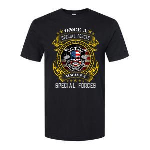 Special Forces De Oppresso Liber Green Beret Skull Softstyle CVC T-Shirt