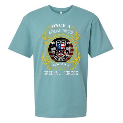 Special Forces De Oppresso Liber Green Beret Skull Sueded Cloud Jersey T-Shirt