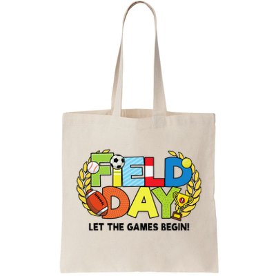 School Field Day Teacher Let The Games Begin Field Day 2022 Tote Bag