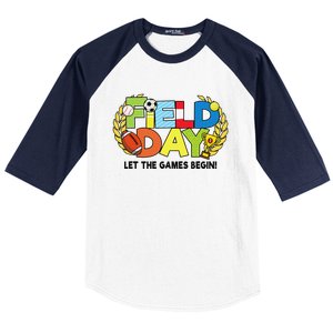 School Field Day Teacher Let The Games Begin Field Day 2022 Baseball Sleeve Shirt