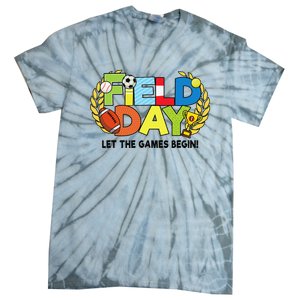 School Field Day Teacher Let The Games Begin Field Day 2022 Tie-Dye T-Shirt