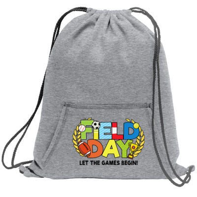 School Field Day Teacher Let The Games Begin Field Day 2022 Sweatshirt Cinch Pack Bag