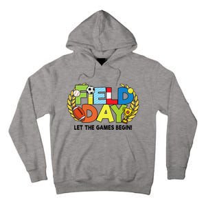 School Field Day Teacher Let The Games Begin Field Day 2022 Tall Hoodie