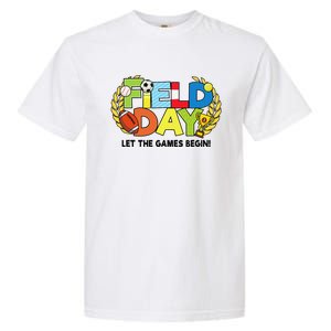 School Field Day Teacher Let The Games Begin Field Day 2022 Garment-Dyed Heavyweight T-Shirt