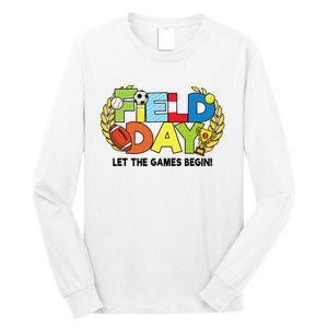 School Field Day Teacher Let The Games Begin Field Day 2022 Long Sleeve Shirt