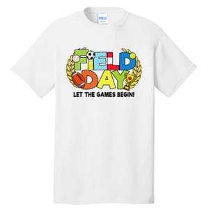 School Field Day Teacher Let The Games Begin Field Day 2022 Tall T-Shirt