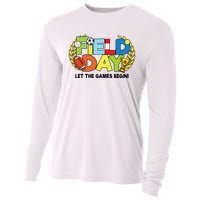 School Field Day Teacher Let The Games Begin Field Day 2022 Cooling Performance Long Sleeve Crew