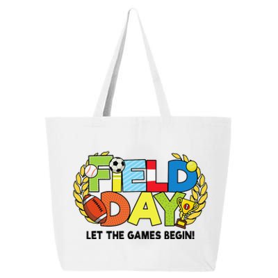 School Field Day Teacher Let The Games Begin Field Day 2022 25L Jumbo Tote